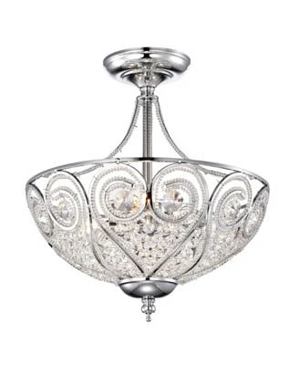 Zuzan 12" 3-Light Indoor Chandelier with Light Kit