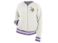 Minnesota Vikings Women's Sherpa Bomber Jacket