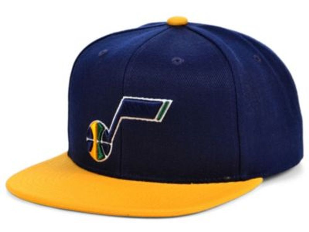 Mitchell & Ness Utah Jazz Wool 2 Tone Fitted Cap - Macy's