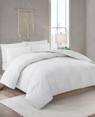 Lightweight Down Fiber Comforter with Cotton Cover,