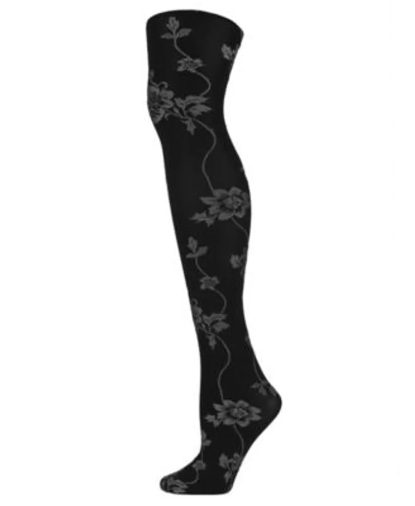 Women's Wild Floral Opaque Tights