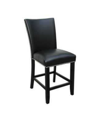 Camila Black Counter Chair, Created for Macy's