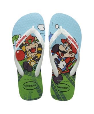 Kids Mario Bros Flip Flops