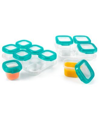 Tot 12-Pc. Plastic Freezer Food Storage Container Set with Tray