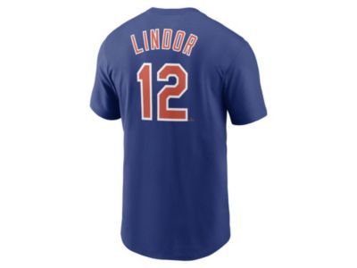 Men's Nike Jacob deGrom Orange New York Mets Name & Number T-Shirt