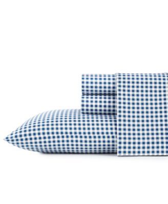Gingham Plaid Queen Sheet Set