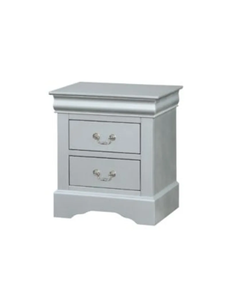 Acme Louis Philippe Cherry Nightstand