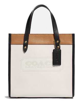 Field Tote In Colorblock Leather With Coach Badge