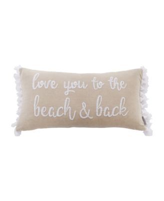 Levtex Baby Boho Bay Beach and Back Decorative Pillow, 12" x 24"