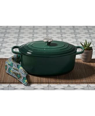 Qt. Signature Enameled Cast Iron Oval Dutch Oven