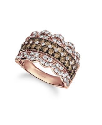 20th Anniversary Diamond Jubilee Crown Ring (2 ct. t.w.) 14k White Gold or Rose Gold, Exclusively at Macy’s