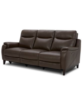 Kolson 83" Leather Power Recliner Sofa, Created for Macy's