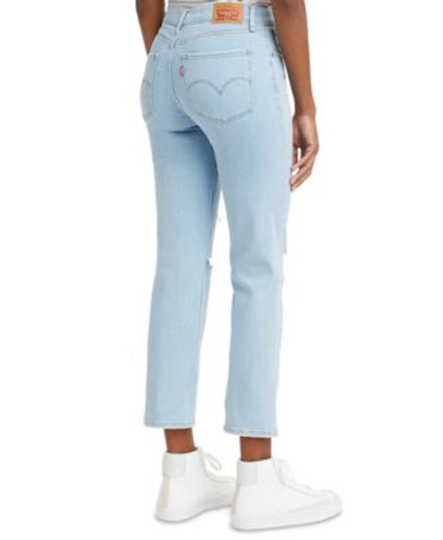 Levi's Women's Wedgie Straight-Leg Cropped Jeans | Montebello Town Center