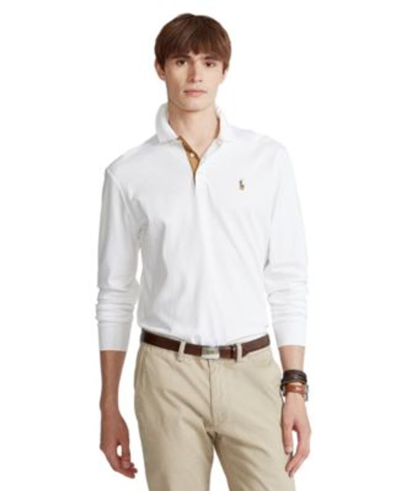 Polo Ralph Lauren Men's Classic-Fit Long Sleeve Soft Cotton Polo Shirt |  Foxvalley Mall