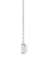 De Beers Forevermark Diamond Solitaire Pendant Necklace (5/8 ct. t.w.) in  14k White Gold, 16 + 2 extender - Macy's