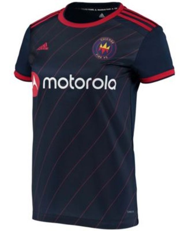 Women's Chicago Fire adidas Blue 2021 Primeblue Replica Jersey