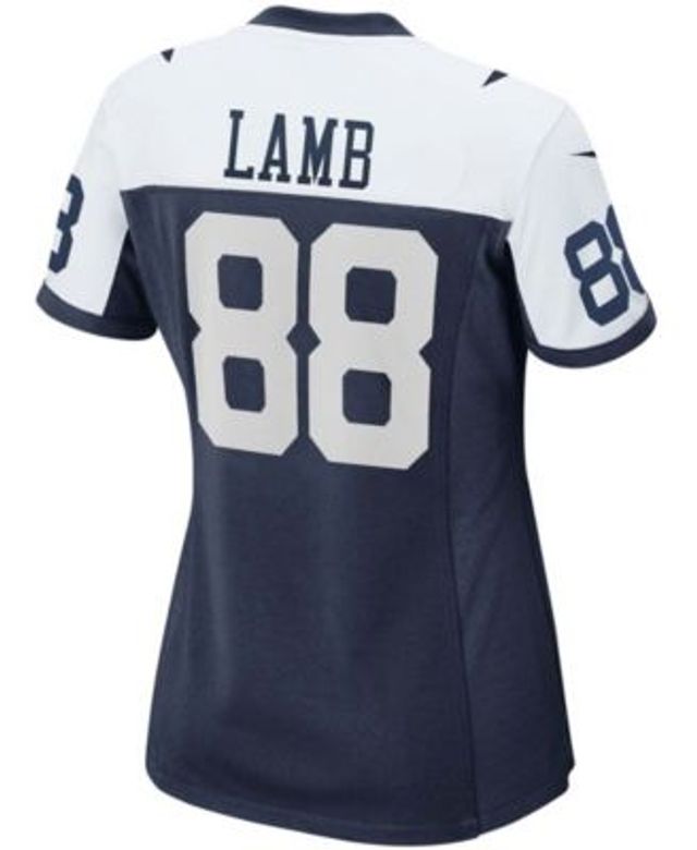 Nike Women's CeeDee Lamb Gray Dallas Cowboys Inverted Legend Jersey - Macy's