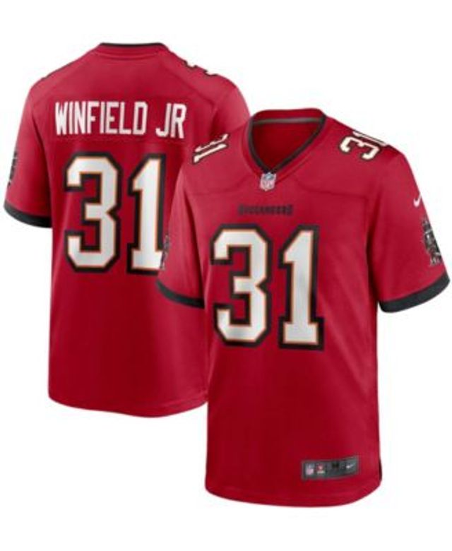 Men's Nike Antoine Winfield Jr. Pewter Tampa Bay Buccaneers Game Jersey Size: Medium