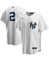 Men's Derek Jeter White New York Yankees Big & Tall Replica Player Jersey 