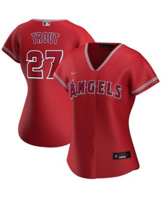 Youth Nike Mike Trout White Los Angeles Angels Home 2020 Replica