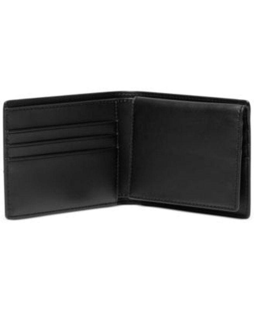 Michael Kors Men's Mason Pebbled Leather Bi-Fold Wallet - Black