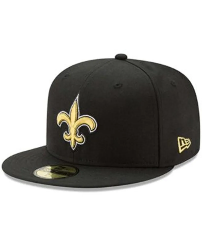 Men's New Era White New Orleans Saints Omaha 59FIFTY Fitted Hat