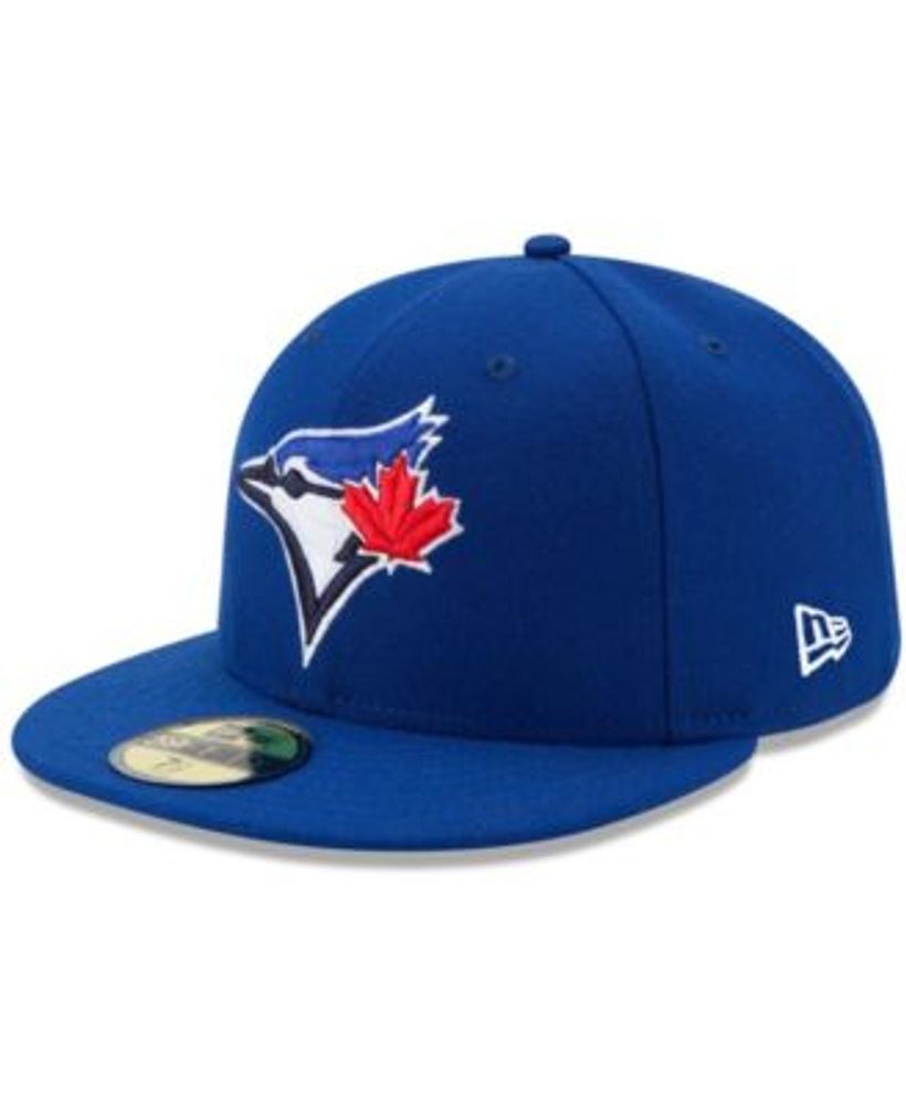 New Era Men's Navy Toronto Blue Jays Logo White 59FIFTY Fitted Hat - Macy's