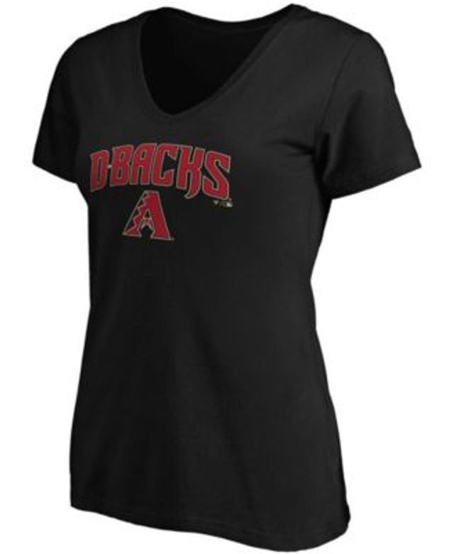 Women's Fanatics Branded Red Arizona Diamondbacks Core Team Lockup