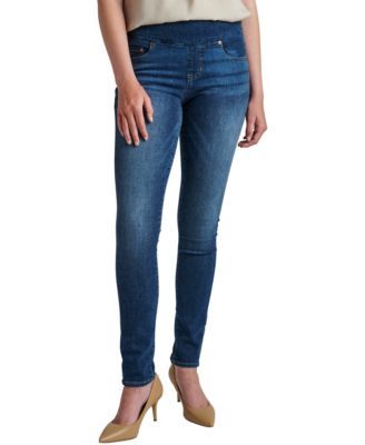 Petite Nora Skinny Mid Rise Pull-On Jeans
