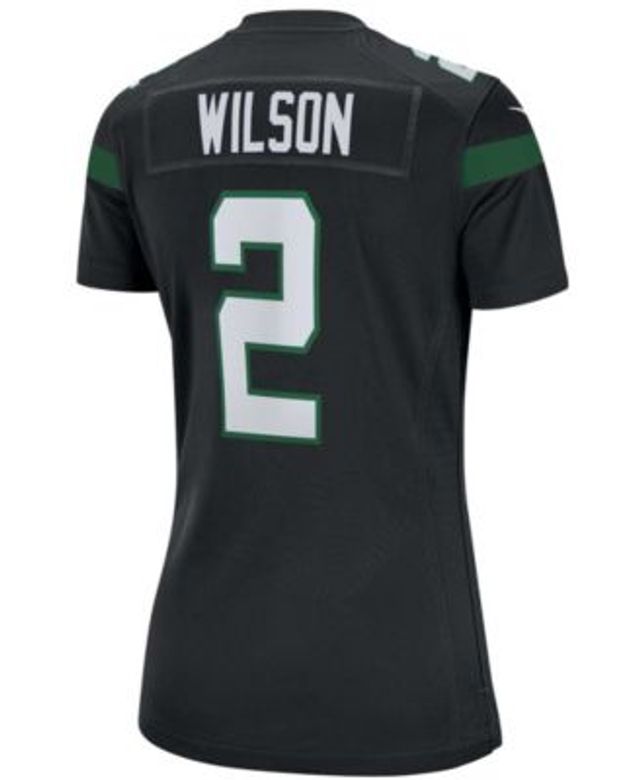 Men's Nike Zach Wilson White New York Jets Game Jersey Size: Large