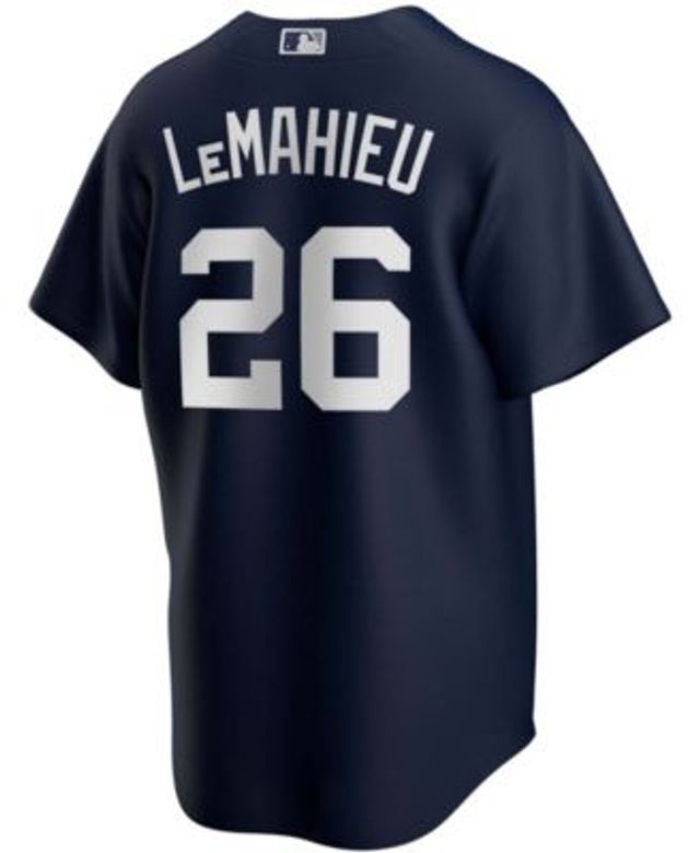 Youth Nike DJ LeMahieu Heathered Gray New York Yankees Player Name & Number  T-Shirt