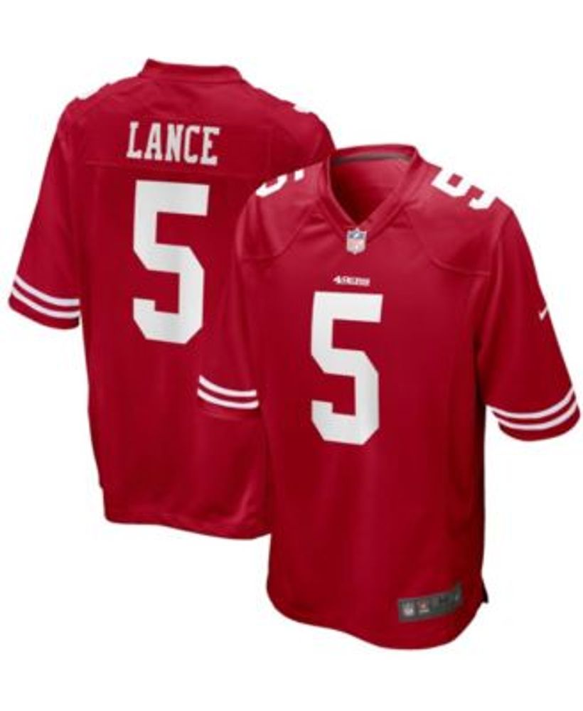 Men's Nike Trey Lance Gray San Francisco 49ers Atmosphere