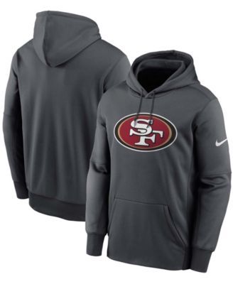 Lids San Francisco 49ers Nike Raglan 3/4-Sleeve Pullover Hoodie