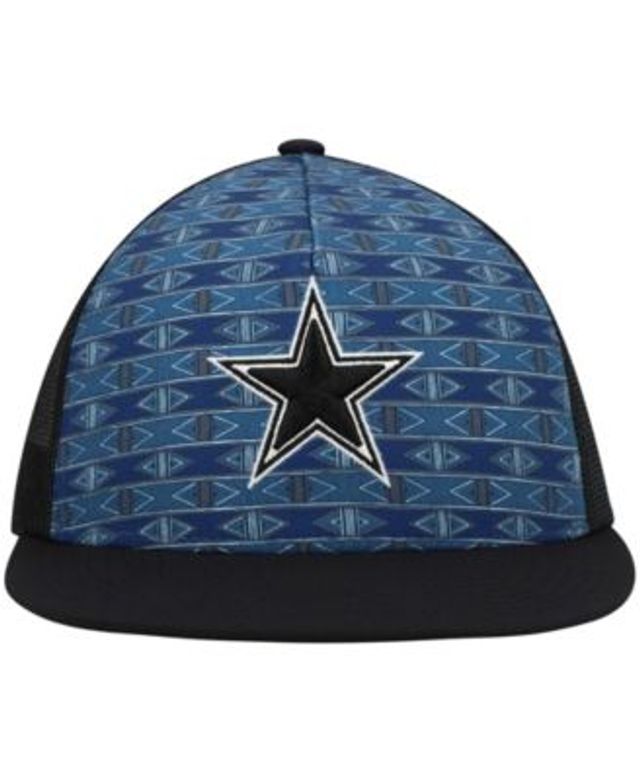 HOOey Dallas Cowboys White/Navy D Logo Snapback Hat