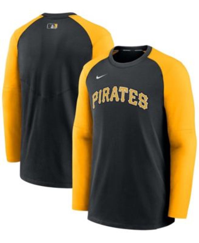 Pittsburgh Steelers Nike Dri-Fit Raglan Crew Sweatshirt - Mens