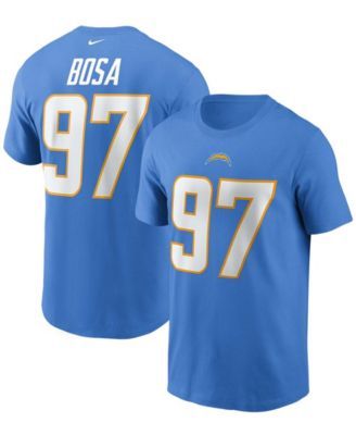 Nike Men's Keenan Allen White Los Angeles Chargers Player Name and Number T-Shirt - White