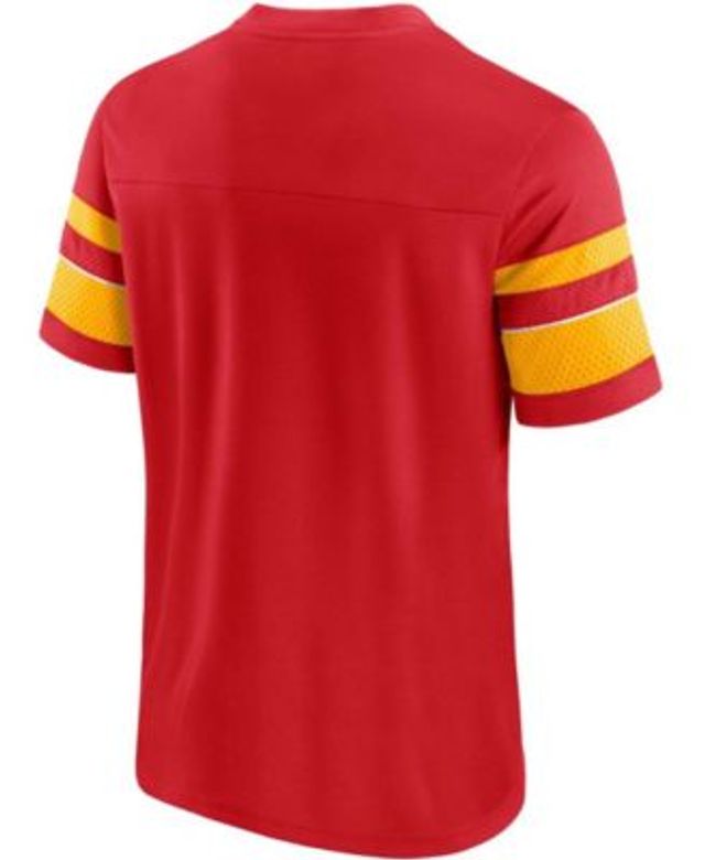 #5 Kansas City Monarchs Rings & Crwns Mesh Replica V-Neck Jersey - Red