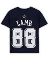 CeeDee Lamb Dallas Cowboys Nike Women's Player Name & Number T-Shirt - Navy