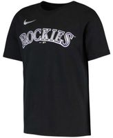 Nike Kris Bryant Black Colorado Rockies Name & Number T-Shirt