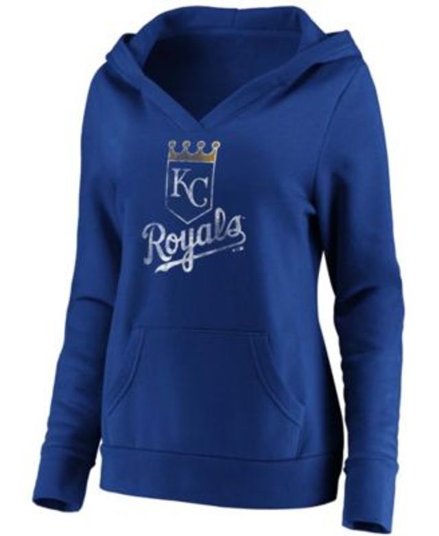 Kansas City Royals Youth Team Primary Logo Pullover Hoodie - Royal