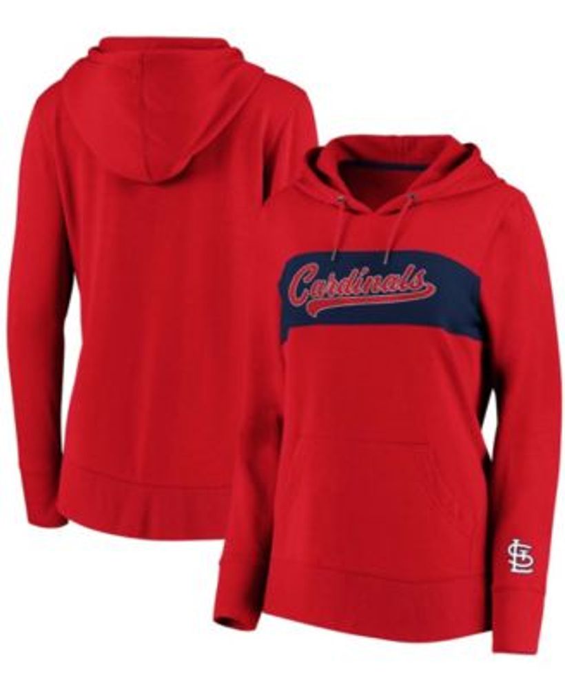 St. Louis Cardinals Iconic Primary Colour Logo Graphic Hoodie - Mens