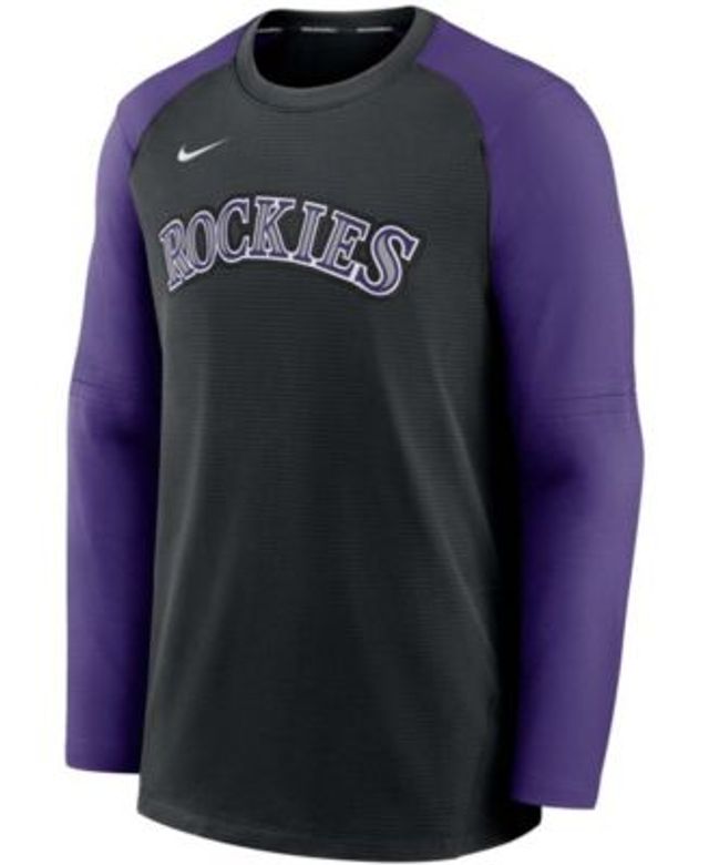 Colorado Rockies Nike Property Of Tri-Blend Raglan 3/4 Sleeve T