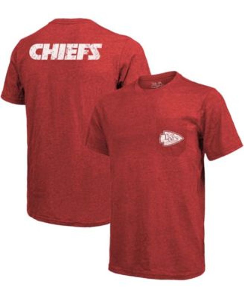 Mission Driven Goods KC Paw Chiefs Flag T-Shirt | Red Friday Kansas City | Mission Driven L / Solid Red Triblend