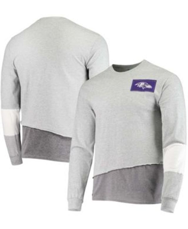 Baltimore Ravens Starter Halftime Long Sleeve T-Shirt - Purple/White