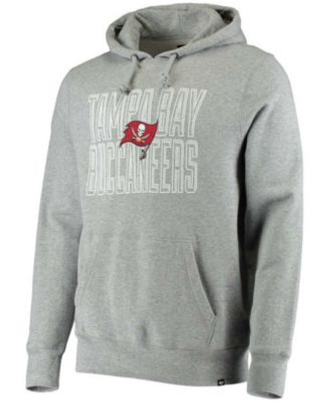 Men's '47 Heathered Gray Tampa Bay Buccaneers Pregame Headline Pullover  Hoodie 