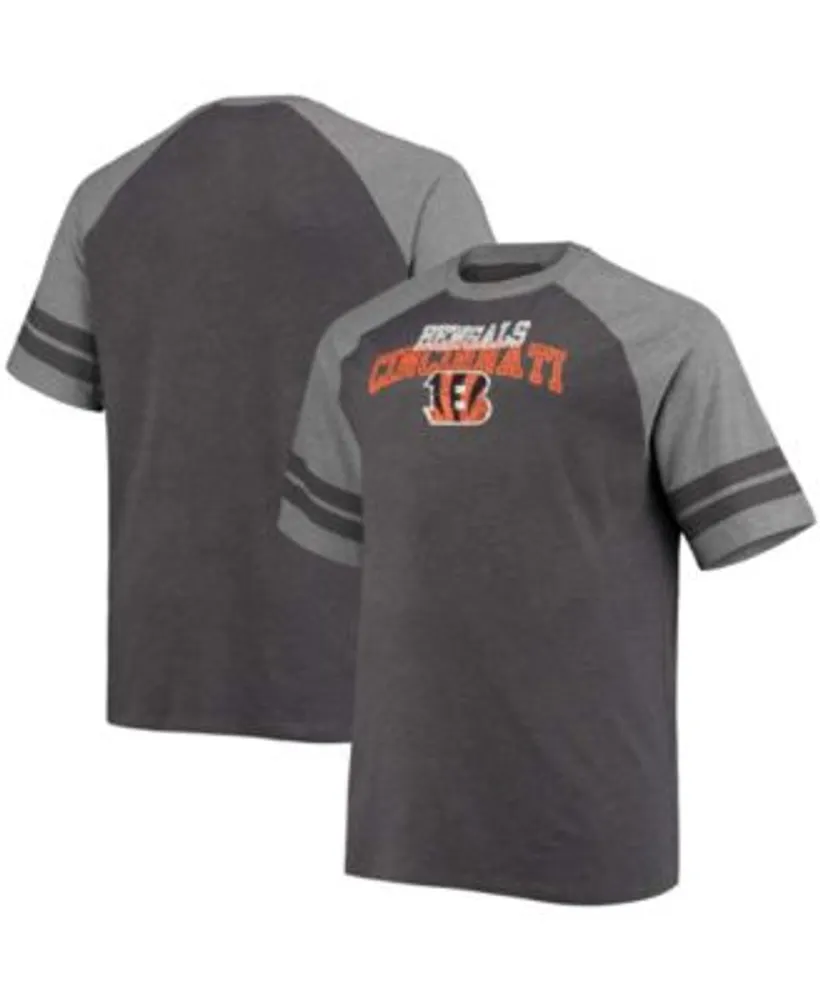 Men's Fanatics Branded Navy/Charcoal Boston Red Sox Raglan T-Shirt