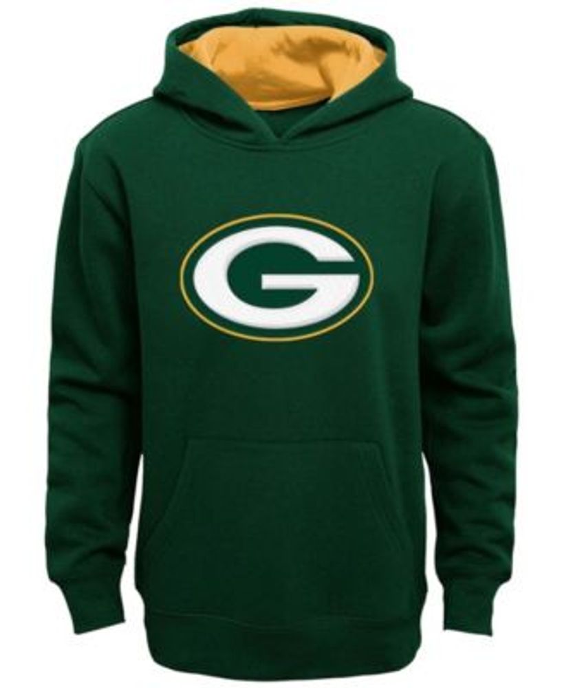 Outerstuff Youth Boys Green Bay Packers Fan Gear Prime Pullover Hoodie