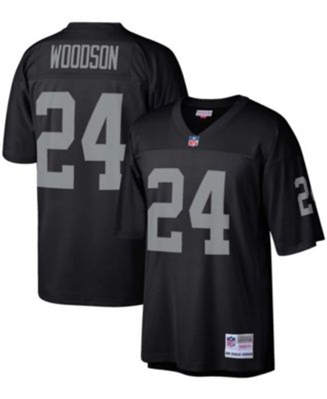 Women's Las Vegas Raiders Charles Woodson Mitchell & Ness Black Legacy  Replica Team Jersey