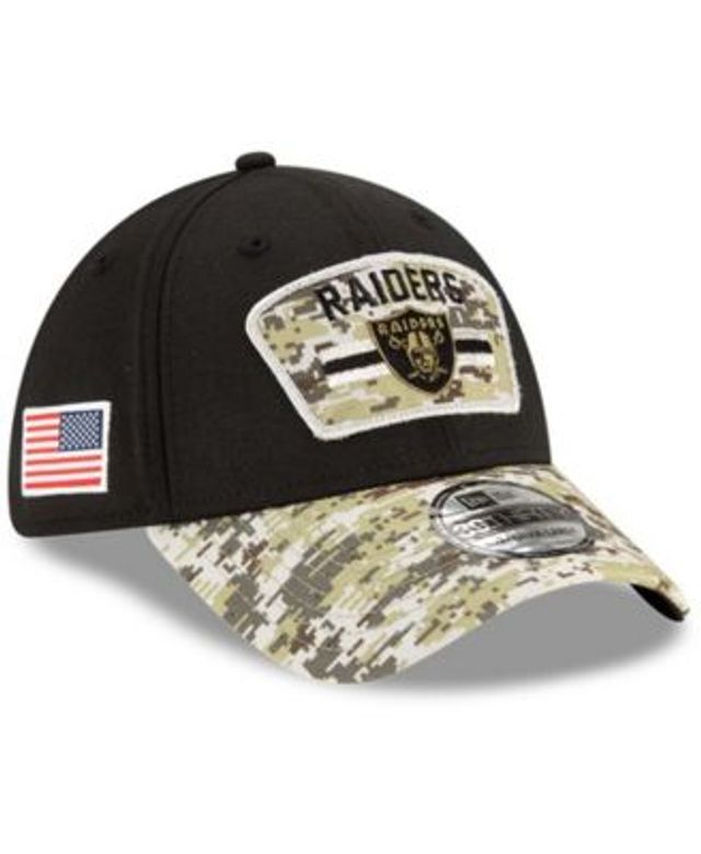 NWT New Era Las Vegas Raiders NFL Salute to Service Camo Snapback Hat  OAKLAND