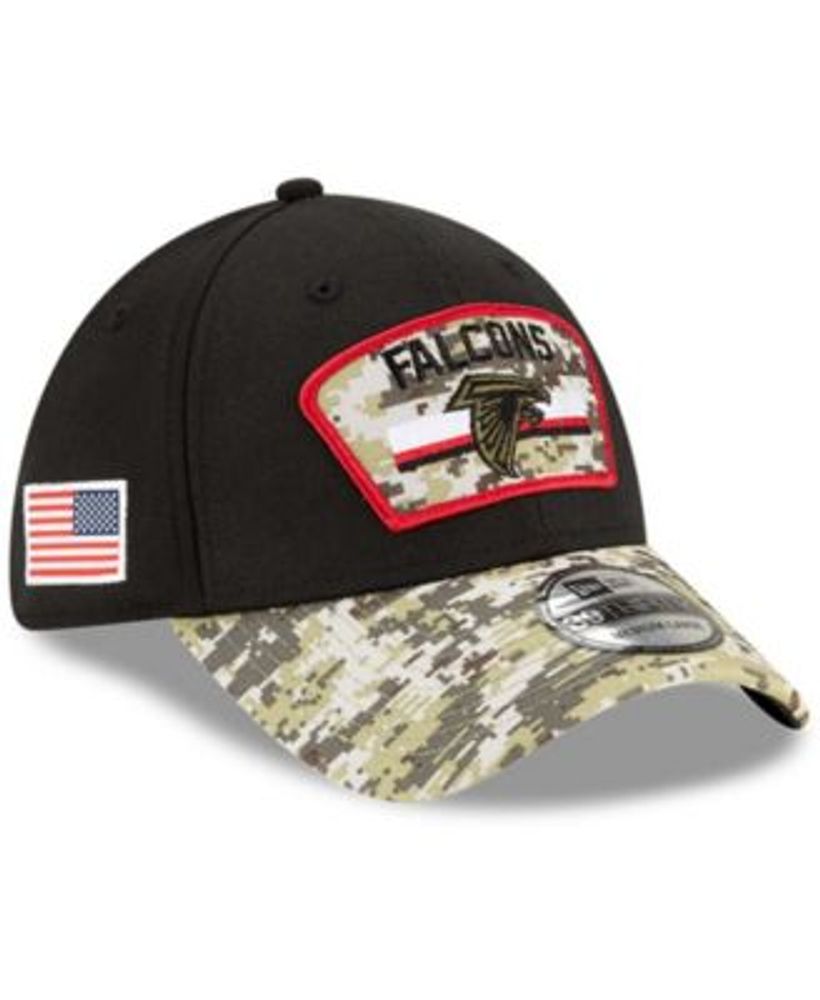 New Era Men's Black-Camouflage Atlanta Falcons 2021 Salute To